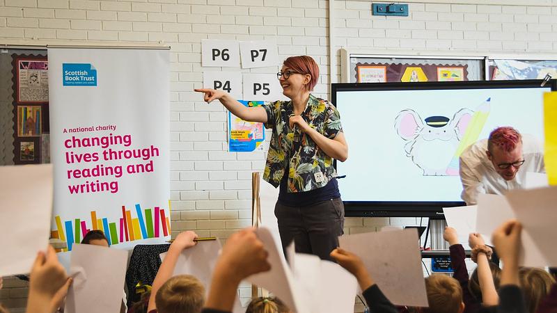 reading schools event with author